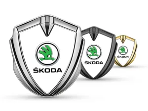Skoda Emblema Silicona Insignia Ultima Plano Maciza Montaje